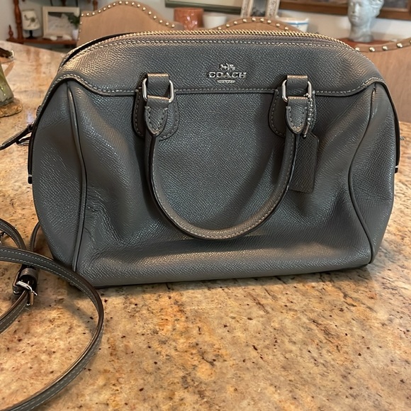 Coach grey crossbody - Picture 1 of 8
